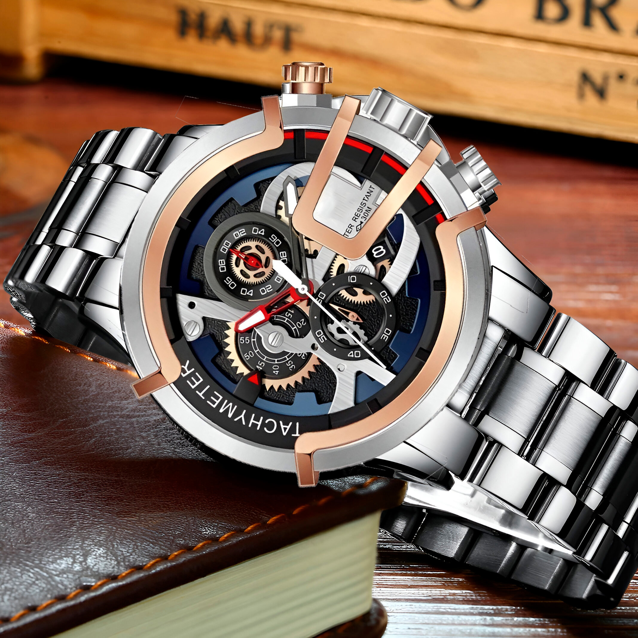 Reloj Gforce H3911g Cronografo Funciona